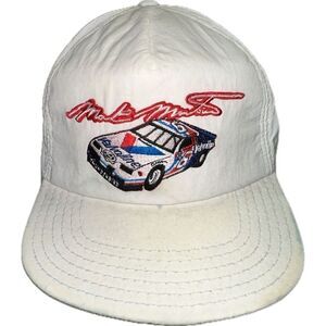 Vintage Mark Martin NASCAR Hat Snapback Cap Valvoline Racing Thunderbird 80s USA